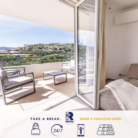 Apartment Le Hameau Des Pins - Spacious - Parking